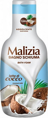 Гель-піна для душу Malizia Кокосовий 1000 мл
