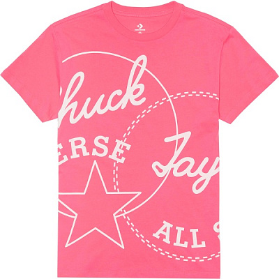 Футболка Converse Exploded Chuck Patch Tee 10021642-A04 р.L розовый