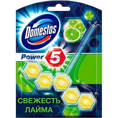 Туалетний блок Domestos Power 5 Свіжість лайму 67217600