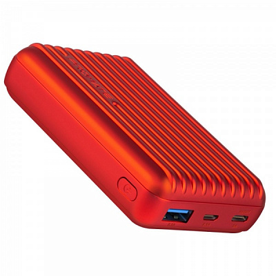 Універсальна мобільна батарея Promate 10000 mAh red (titan-10c.red) Titan-10C 10000 мАч, USB-C, USB-A