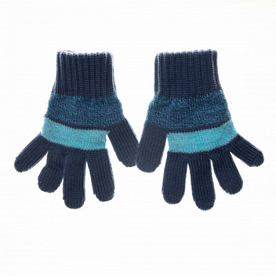 Перчатки Margot Bis Babel р.14 сине-серый 