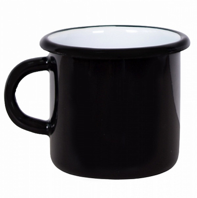 Кружка 0,4 л эмаль черный Idilia