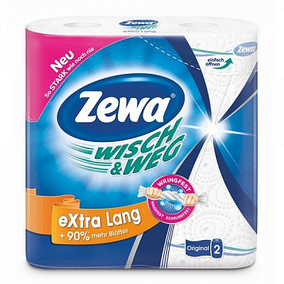 Бумажные полотенца Zewa Wisch&Weg Orignal двухслойная 2 шт./уп.