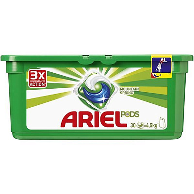 Капсули для прання Ariel Гірське джерело 30 шт