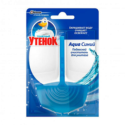 Туалетный блок Туалетный утенок AQUA синий 4 в 1 654652 