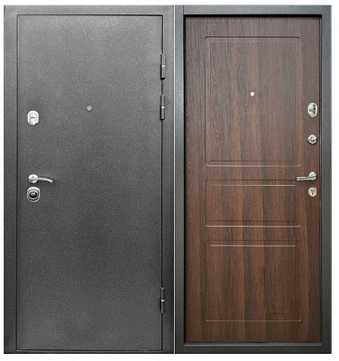 Дверь входная Tarimus Аляска серебро венге 2050x960 мм левая