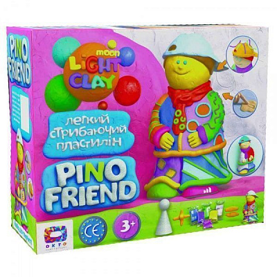 Пластилін OKTO легкий стрибаючій Pino Friend Джексон 70038