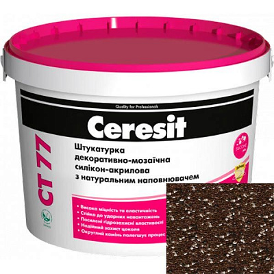Декоративная штукатурка Ceresit CT 77 CHILE 3 1,4-2 мм 14 кг