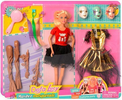 Кукла Defa 8398-BF маски аксесуари В ассортименте