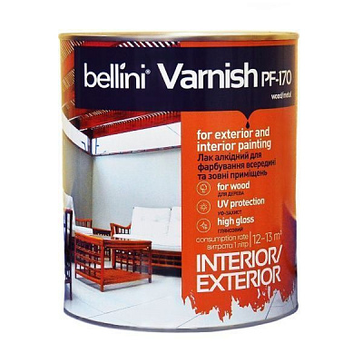 Лак ПФ-170 Bellini глянець 0,75 л