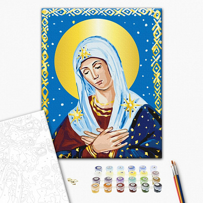 Картина по номерам Молитва сердца © Карина Зимина 40х50 см Brushme