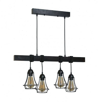 Подвес Геотон Крона 0529-4 4x60 Вт E27 венге 48755 