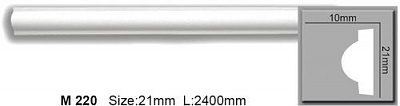 Молдинг Harmony M-220 2440x10x21мм 