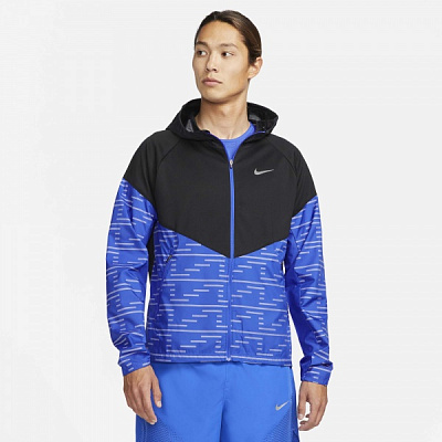 Джемпер Nike M NK TF RPL RDVN MILER FLS JKT DD6102-011 р. L синий