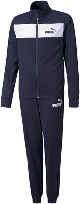 Спортивный костюм Puma Poly Suit cl B 58937106 р. 128 синий