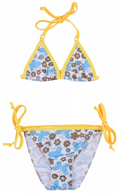 Купальник для девочек Bibo 8017 р.128 разноцветный 