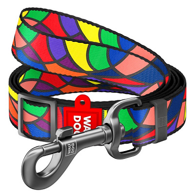 Поводок Waudog Nylon Витраж 20 мм Д 152-183 см