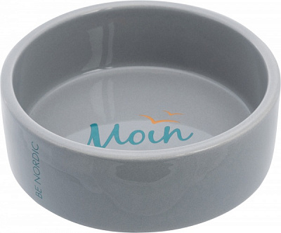 Миска Trixie для котів BE NORDIC керамічна сіра 12 см 0.3 л (24353)