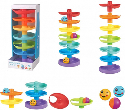 Развивающая игрушка Feng Ling Roll Ball горка с шариками OTG0978349