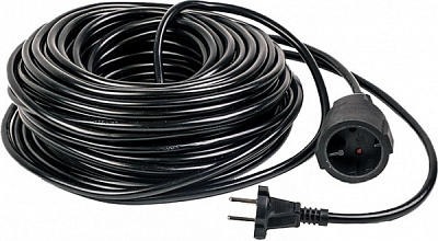 Подовжувач PowerPlant 30 м, 2x1.0 мм², 8А (JY-3021/30) PPEA08M300S1