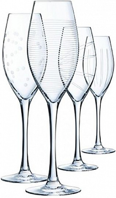 Набор бокалов для шампанского Eclat Illumination 240 мл 4 шт. Eclat 