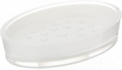 Мыльница Axentia Graz белая 128548