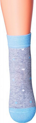 Шкарпетки дитячі Giulia KSL-010 MELANGE calzino-blue р.16 блакитний