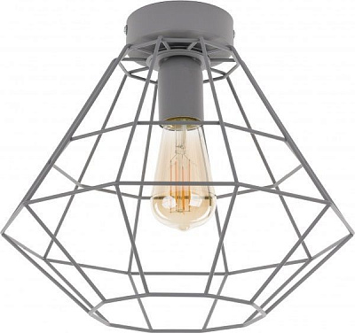 Люстра стельова TK Lighting Diamond 2296 1x60 Вт E27 сірий 2296