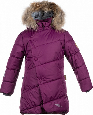 Куртка дитяча для дівчинки HUPPA Rosa 1 р.140 бордовий 80034