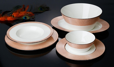 Сервіз столовий Copper Sparkle 26 предметів на 6 персон Narumi