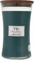 Свеча ароматическая Woodwick Large Juniper&Spruce 609 г 