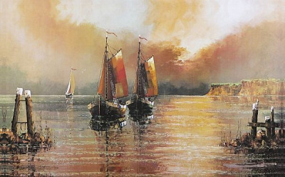 Репродукция SHIPS 58-4 80x50 см 