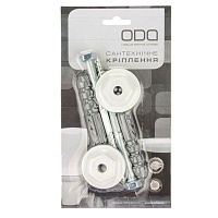 Кріплення для умивальника до стіни з ексцентриками і болтами 8x120 мм