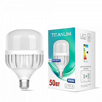 Лампа світлодіодна TITANUM 50 Вт A140 матова E27 220 В 6500 К 26395 
