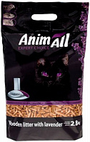 Наповнювач для котячого туалету AnimALL з ароматом лаванди 2,8 кг