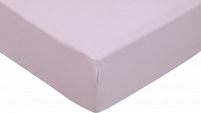 Простынь на резинке трикотажная 100x200 см капучино Home Line 