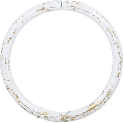 Кольца Cardinal без жабки наборной d19 мм белое золото 