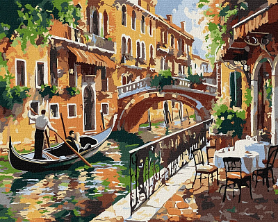Картина за номерами Венеційський спокій art selena ua 40x50 см Ideyka