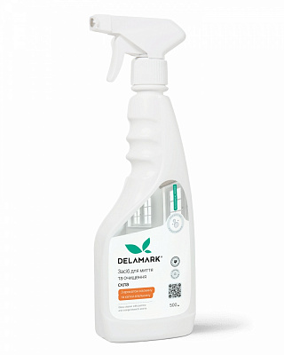 Средство моющее для стекла и зеркал DeLaMark c ароматом жасмина и апельсинового цветка 0,5 л
