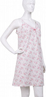 Нічна сорочка Roksana Scarlet 557/16024 р. M бежевий із рожевим 