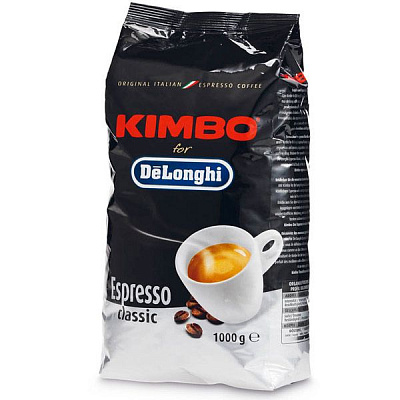 Кава в зернах Kimbo DeLonghi Espresso Classic 1 кг 8002200140458