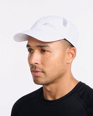 Кепка 2XU Run Cap UQ5685f_WHT/WHT OS белый