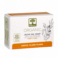 Мило органічне Bioselect оливкове з миррою та медом 80 г