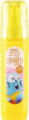 Коректор-ручка Deli Cover Up 12 мл жовтий EH10200