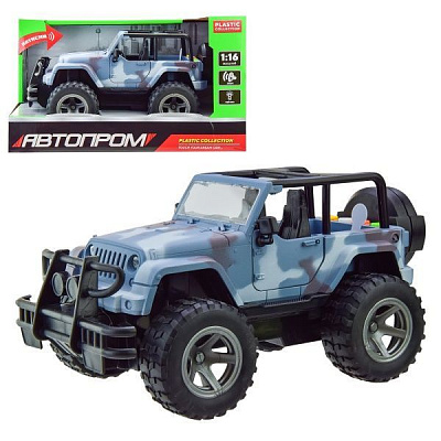Автомобіль інерційний Автопром военный голубой 1:16 8902 (8901B)
