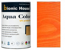 Лазурь Bionic House лессирующая универсальная Aqua Color UV protect ирис шелковистый мат 0,8 л
