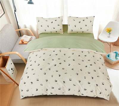 Комплект постельного белья Panda 2 разноцветный La Nuit 