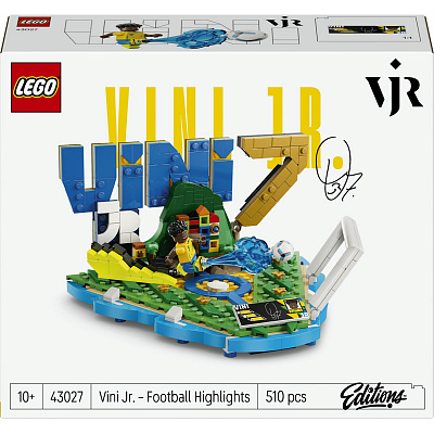Конструктор LEGO Editions Football Вінісіус Жуніор – найкращі моменти футбольних матчів 43027