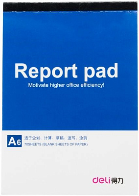 Блокнот А6 70 арк. Deli