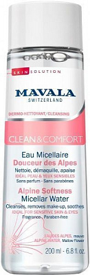 Мицеллярная вода Mavala Clean & Comfort Alpine Softness 200 мл 1 шт./уп.